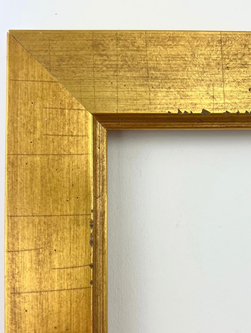Gold Flat Distressed Frame - 5x7 8x10 9x12 11x14 12x12 12x16 14x18 16x20 20x24